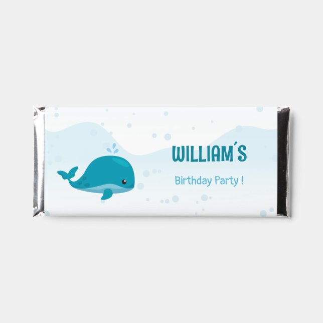 Under The Sea  Hershey Bar Favors (Front)