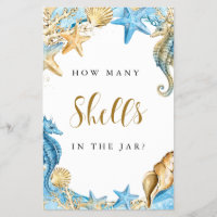 Under the Sea | How Many Shells in the Jar Game