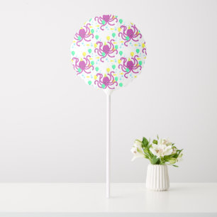 Under the sea Invitation, Octopus Birthday Balloon