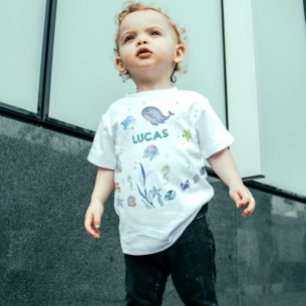 under the sea its a boy baby shower baby T-Shirt