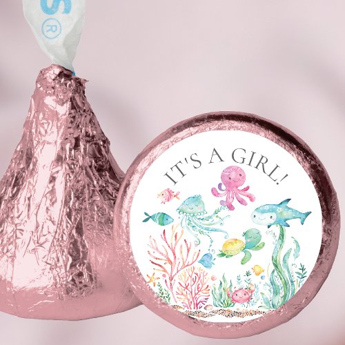 Under the Sea Its a Girl  Hersheys Kisses