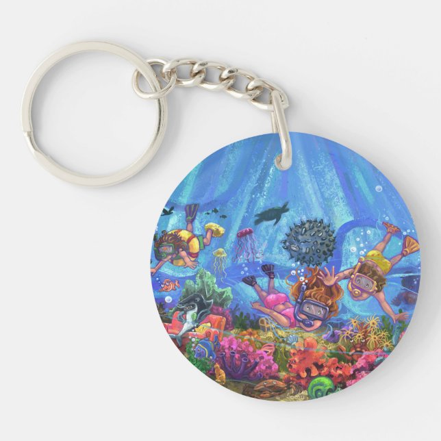 Under the Sea Keychain (Front)