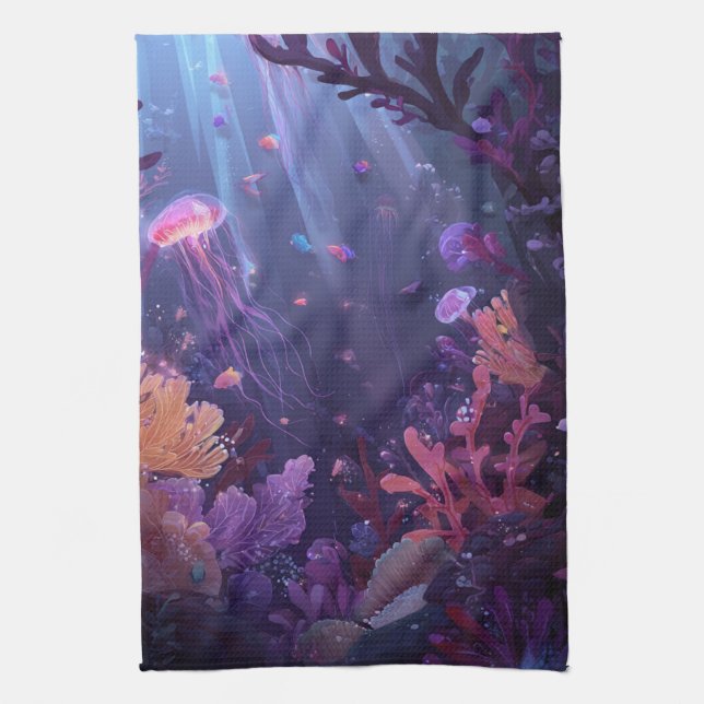 Under The Sea Kitchen Towel (Vertical)