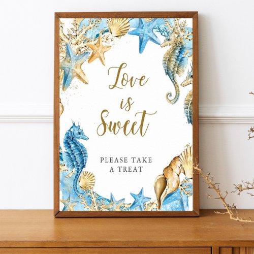 Under the Sea | Love is Sweet Treat Favor Flyer