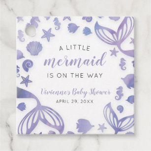 little mermaid baby shower favors