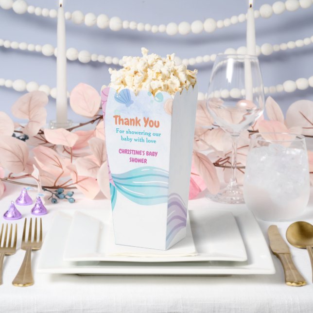 Under the Sea Mermaid Baby shower party Favor Boxes (Wedding)