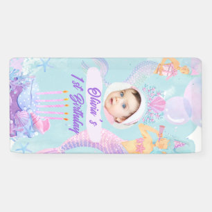Under the sea Mermaid Banner