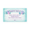 Under the Sea Mermaid Diaper Raffle Tickets