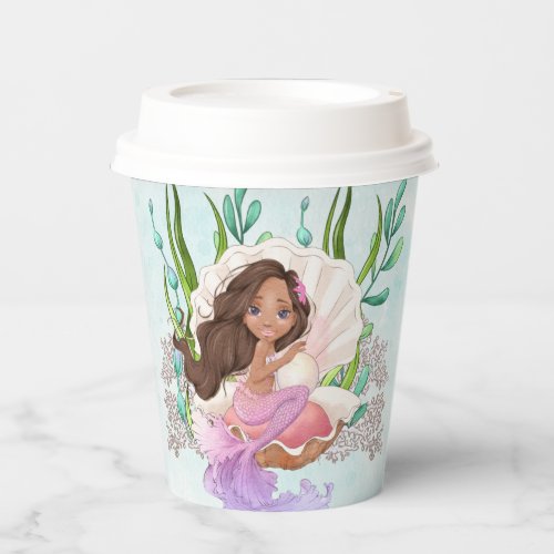 Under the Sea Mermaid dk skin In an Oyster Shell Paper Cups