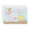 Under the sea mermaid girl's birthday party invite