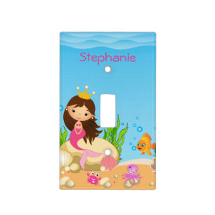 Under the Sea Mermaid Light Switch Cover