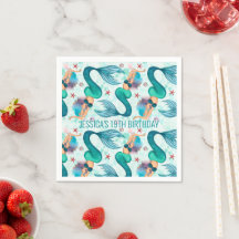 Under The Sea Mermaid Ocean Purple Turquoise