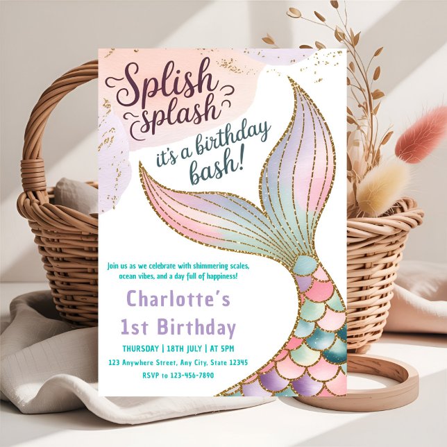 Under the Sea Mermaid Party Invitation (Creator Uploaded)