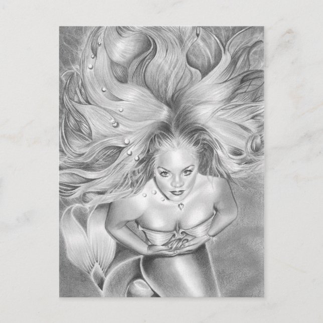 Under the sea mermaid Postcard (Front)