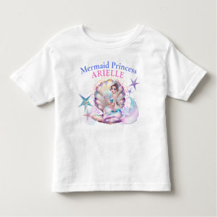 Under The Sea Mermaid Princess Birthday Toddler T-shirt