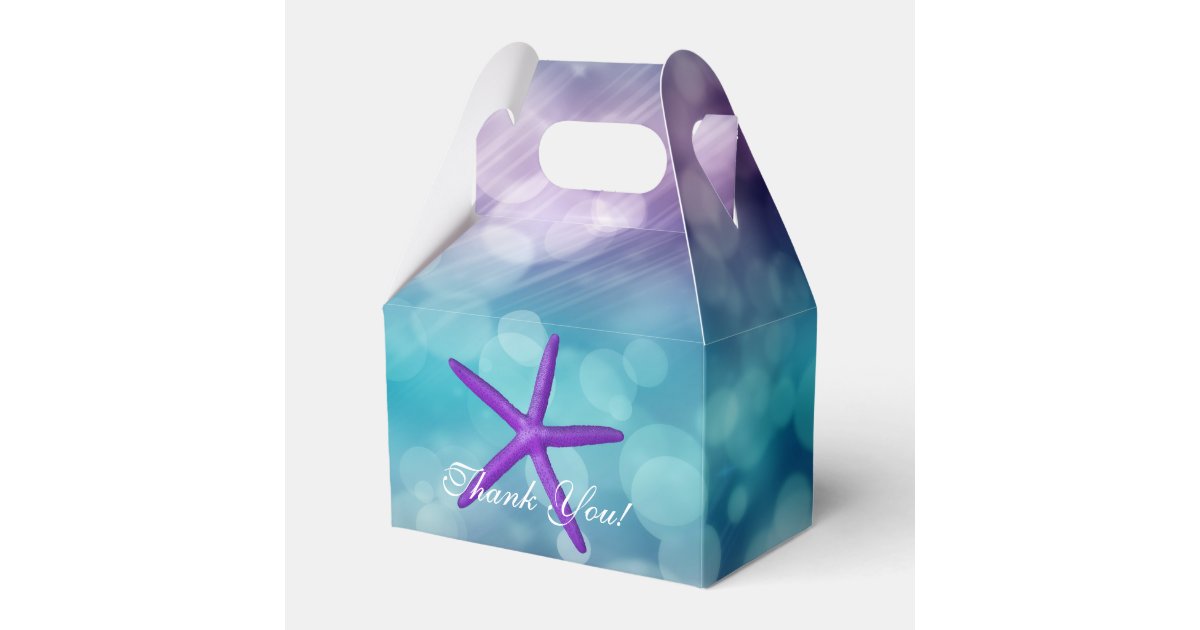Under The Sea Mermaid Tail Party Favor Boxes | Zazzle