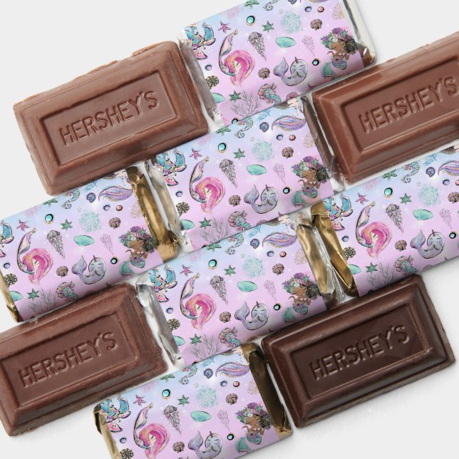 Under the Sea Mermaids Girl Birthday Party Hershey's Miniatures (Assorted)