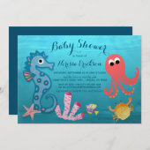 Under the Sea | Nautical Baby Shower Invitation (Front/Back)