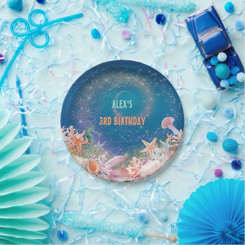 Under the Sea Nautical Birthday Party Paper Plates