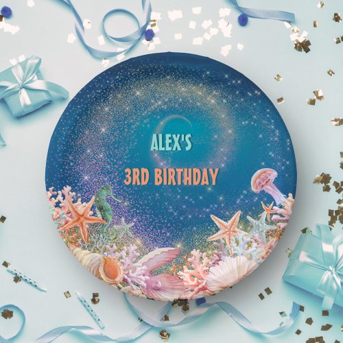 Under the Sea Nautical Birthday Party Paper Plates