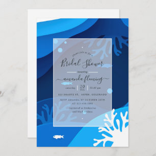 Under the Sea Nautical Bridal Shower Invitation