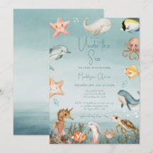 Under The Sea Ocean Animals Baby Shower