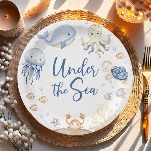 Under the Sea Ocean Animals Birthday Party Paper Plates