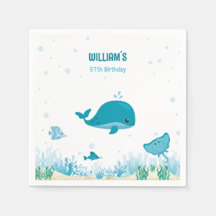 Under The Sea, Ocean Animals Napkins