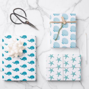 Under The Sea, Ocean Animals Wrapping Paper Sheets