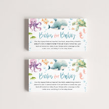 Under the Sea Ocean Baby Shower Books for Baby