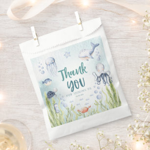 Under The Sea Ocean Baby Shower Favor Bag