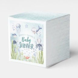 Under The Sea Ocean Baby Shower Favor Boxes