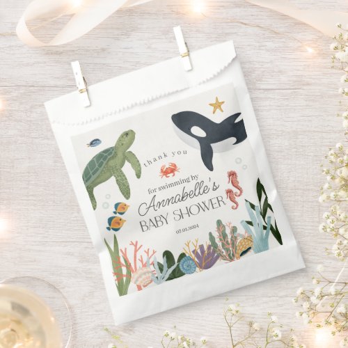 Under the Sea Ocean Baby Shower Favors Bag