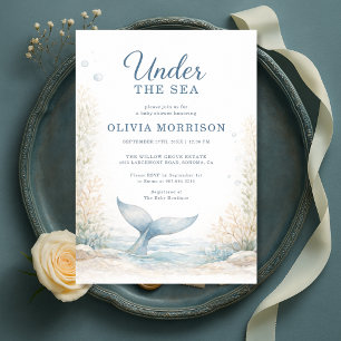 Under the Sea Ocean Baby Shower Invitation