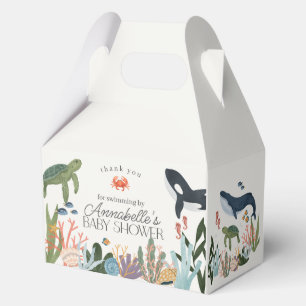 Under the Sea Ocean Baby Shower Party Favors Favor Boxes