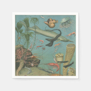 Under the sea Ocean Marine animal party Napkins