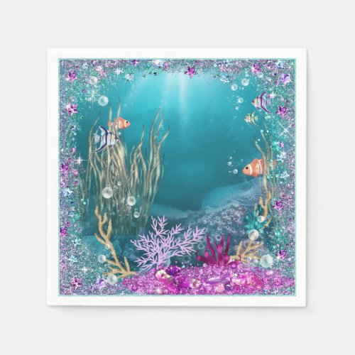 Under the Sea Ocean Napkins