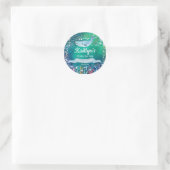 Under The Sea | Ocean Themed Baby Shower Classic Round Sticker (Bag)