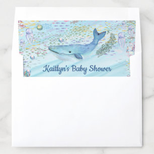 Under The Sea   Ocean Themed Baby Shower Envelope Liner