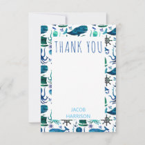 Under the Sea Octopus Marine Nautical Thank You Card
