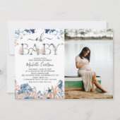 Under-the-Sea 'Oh Baby' Photo Baby Shower  Invitation (Front)