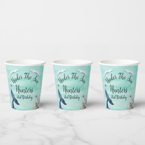 Under The Sea Paper cup