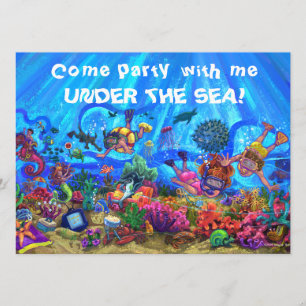 Under the Sea Party Invitation