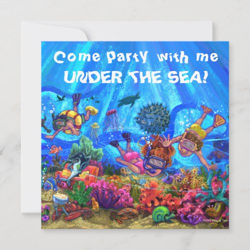 Under the Sea Party Invitation
