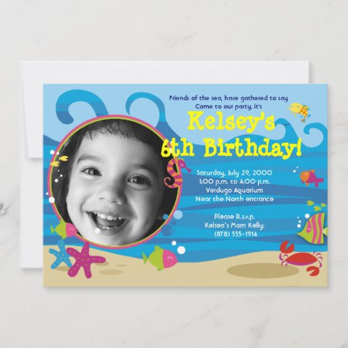 Under the Sea Party Invitations