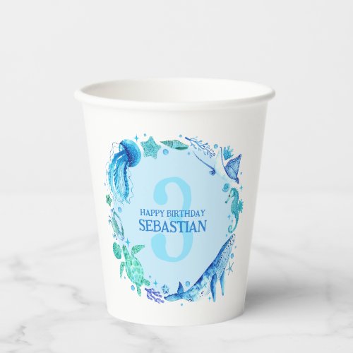 Under the Sea Party Paper Cups