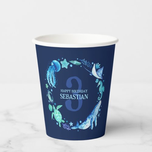 Under the Sea Party Paper Cups