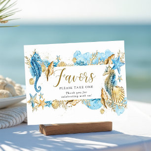 Under the Sea Party & Shower Favors Sign