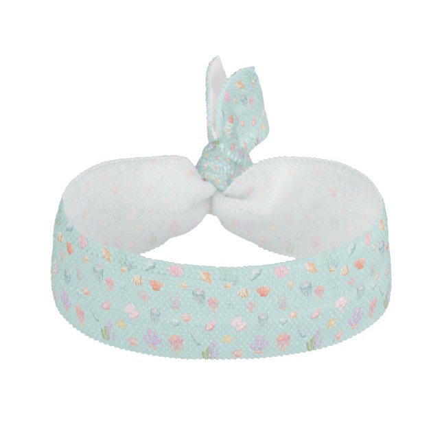 Under The Sea Pattern Elastic Hair Tie (Front)