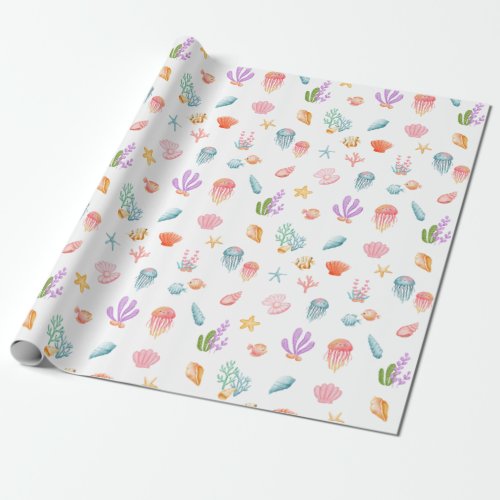 Under The Sea Pattern Wrapping Paper